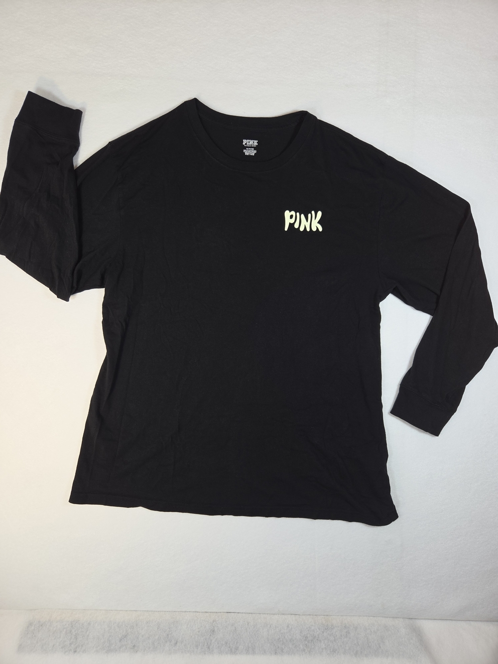 Victoria’s Secret PINK Halloween 2023 Glow In The Dark Cat Eyes Long Sleeve...